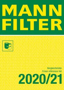 MannFilter Katalog Vergleichsliste