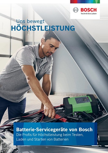 Batterie-Servicegeräte von Bosch